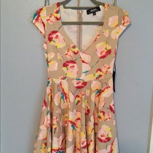 Lulus Floral Skater Dress